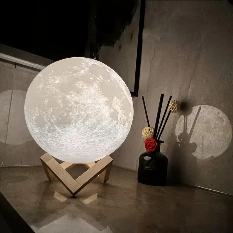 Mehrfarbige Mondlampe mit Fernbedienung