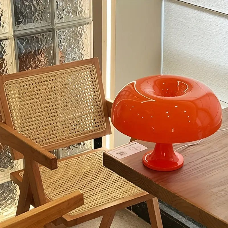 USB-betriebene LED-Pilz-Tischlampe